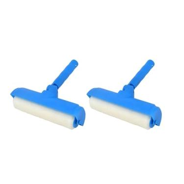 Imagem de Kuntesetty 2x Rolo de Pintura de Teto, Ferramenta de Aplicação de Tinta, Pincel Portátil, Rolo Anti-gotejamento