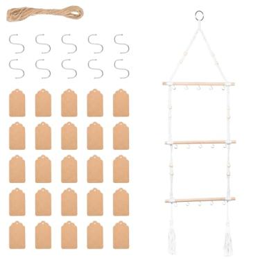 Imagem de Estante de secagem de ervas de 8 camadas com gancho destacável fácil de pendurar rack de desidratação de flores secagem eficiente prateleira de secar ervas para sementes, flores, brotos, plantas