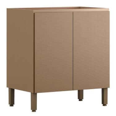 Imagem de Balcão Sem Tampo Art 80 cm 2 Portas Kit's Paraná, Vanilla