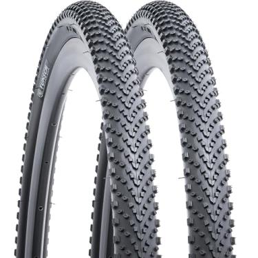 Imagem de YUNSCM Pneus de bicicleta leves 700C 700x38C ETRTO 40-622 - nylon 60TPI, pneus resistentes a perfurações compatíveis com pneus de bicicleta cascalho 700x36C 700x37C 700 x 38C 700x39C 700x40C - 2 peças