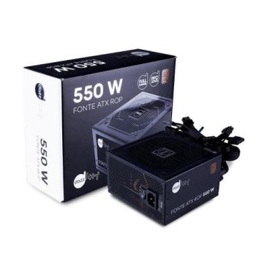 Imagem de Fonte Gamer Atx 550W 80 Plus Bronze Pfc Ativo - Dazz