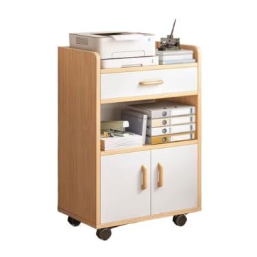 Imagem de Suporte de impressora móvel de escritório armário de colocação de impressora multifuncional rack de armazenamento de arquivos suporte de impressora