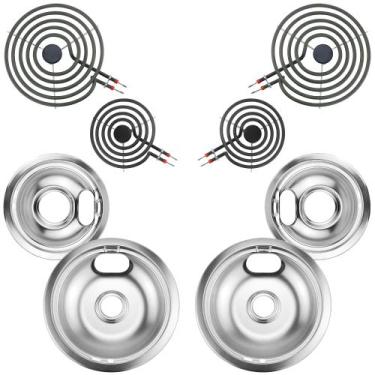 Imagem de Queimadores de fogão elétrico, pingadeiras e queimadores para hidromas