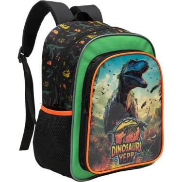 Imagem de Mochila Escolar Infantil Masculina Dinossauro 16 Mim6374-16 - YEPP BF