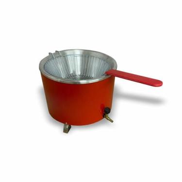 Imagem de Fritador Fritadeira a Gas 3 Litros Inox Zepper ZP03G, Vermelho