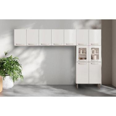 Imagem de Cozinha Modulada Bertolini Evidence 3 Peças (2aéreos+1paneleiro) Cpt63 Branco-bertolini