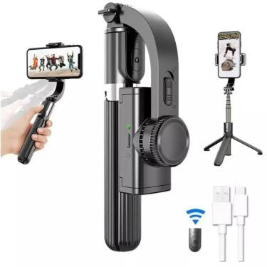 Imagem de Gimbal Estabilizador Celular Portátil Dobrável Rápida