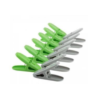 Imagem de Kit Com 12 Prendedores De Roupas Plástico 6,5 X 2Cm - Clink