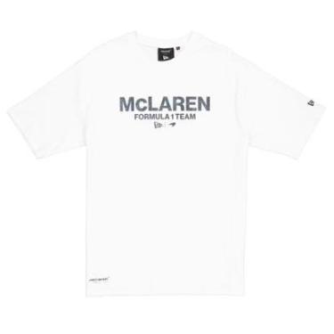 Imagem de Camiseta New Era McLaren Wordmark Oversized Branca-Masculino