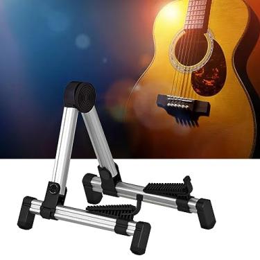 Imagem de Generic Suporte de Quadro de Guitarra, Rack de Quadro de Guitarra Resistente, Leve, Dobrável, ótima Proteção para Casa (Prata)