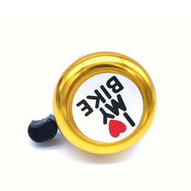 Imagem de Bicicleta Bell Love Liga de Alumínio Mini Universal MTB Bicicleta Estrada E-Bike Scooter Elétrica Acessórios Criativos (Ouro)