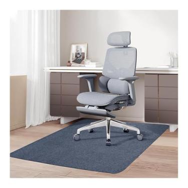 Imagem de Tapete de cadeira para piso de madeira, almofada de proteção antiderrapante, tapete de cadeira de mesa lavável, pode ser cortado livremente, adequado para mesas de escritório, banheiros, academias e