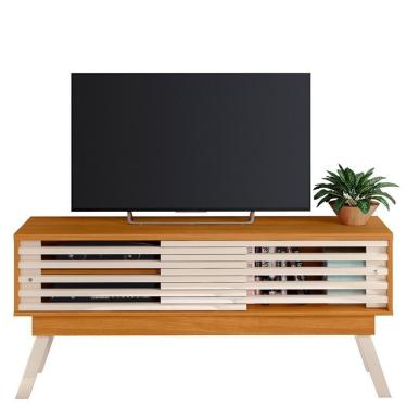 Imagem de Rack Bancada Frizz 1.5 Cinamomo Off White Para Tv Até 65 Madetec Cinamomo Off White