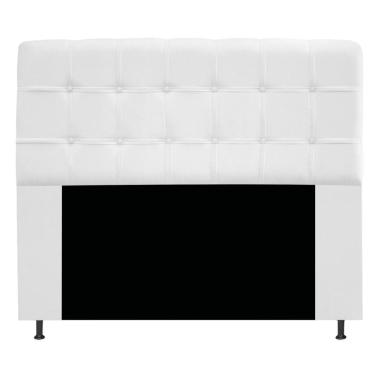 Imagem de Cabeceira195 Cm King Size Com Botonê Suede Branco