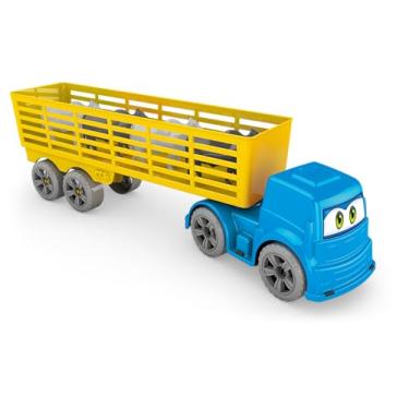 Imagem de Caminhão Boiadeiro Carreta com Bois, GGB Plast