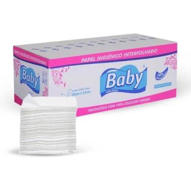 Imagem de 10X Papel Higienico Cai Cai Folha Dupla C/8000 Baby