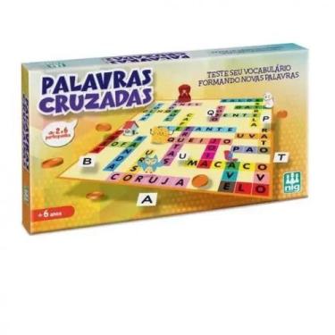 Imagem de Jogo Palavras Cruzadas Classico - Nig 1109 - Nig Brinquedos
