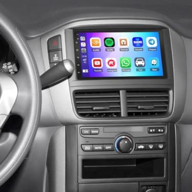 Imagem de Rádio estéreo para carro Android 14 de 7 polegadas para Honda Pilot 2003-2006 Upgrade CarPlay Unidade de cabeça com tela sensível ao toque CarPlay sem fio e Android Auto GPS Bluetooth WiFi FM RDS DSP