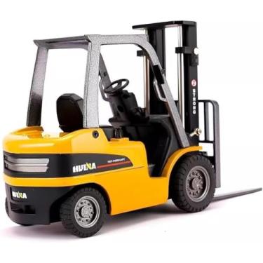 Imagem de Caminhão Máquina Brinquedo Infantil - Empilhadeira Articulada para Crianças