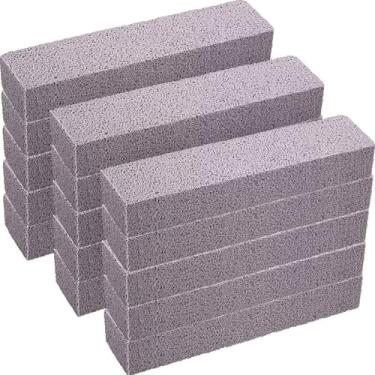 Imagem de Limpador de vaso sanitário de pedra-pomes premium com alça, remove anéis de água dura, acúmulo de cálcio, ferro e ferrugem para banheiro, cozinha, churrasqueira, azulejo de spa, argamassa, limpeza de