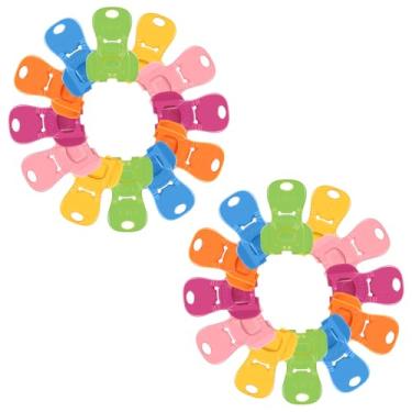 Imagem de Abridor e protetor de abas fáceis de 12/24 peças, tampa protetora de lata colorida, superfície lisa para evitar arranhões nos dedos, abridores de abas de lata de plástico para latas de refrigerante de