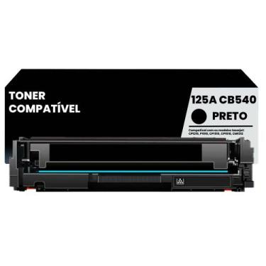 Imagem de Toner Compatível 125A CB540 Preto e Cores Para CP1215 CP1510 CP1515 CP
