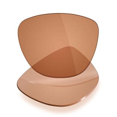 Imagem de Mryok Lentes de substituição para óculos de sol Oakley Frogskins Range XL Asian Fit OO9503A, resistente a impactos e ajuste perfeito, Marrom., One Size