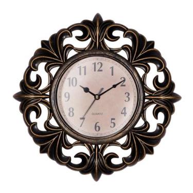 Imagem de Relógio de parede European Vintage 25 cm Silent Non-Ticking - yiweisai