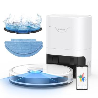 Imagem de HONITURE Robô aspirador de pó com função de limpeza, Q6 SE robô aspirador de pó com robô aspirador de pó de 3500 Pa, ideal para pelos de animais de estimação, tapetes e pisos rígidos com controle de