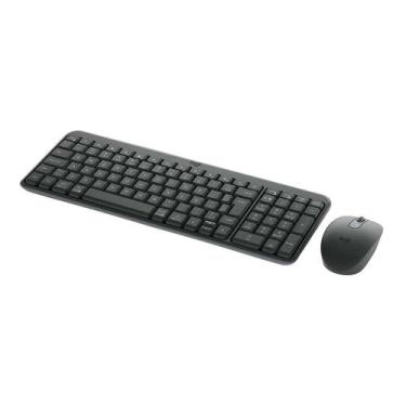Imagem de Teclado e mouse sem fio Logitech MK250 grafite Bluetooth