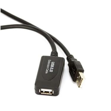 Imagem de Cirilo Cabos: Cabo Extensor USB 2.0 Amplificado com Repetidor Ativo (10m) | Blindagem Tripla e Taxa de 480Mbps | Ideal para Webcams, Impressoras e Periféricos em Ambientes Profissionais