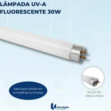 Imagem de 5 Lâmpadas Fluorescente 30w Uv-A - Ultralight