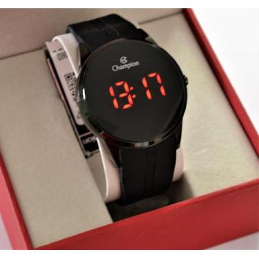 Imagem de Relogio champion masculino digital pulseira silicone preto ch40188d