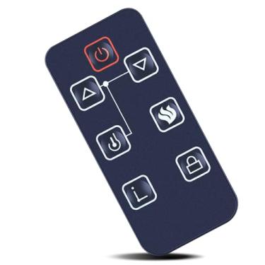 Imagem de ZWP Controle remoto de substituição adequado para lareira elétrica FEBO Flame ZHS-30-A 13IN-30-054 F15-I-005-009 15IN-23-100 F15-I-005-031B 14IN-28-078 ZHS-32-D ZHS-30-B 384-15A-15A-20 a 133 E F18-I