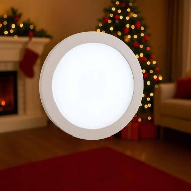 Imagem de Painel 24W Plafon Embutido Led Redondo 30Cm 4000K Iluminação