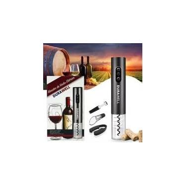 Imagem de KIT ABRIDOR DE VINHO ELÉTRICO COM ACESSÓRIOS IDEAL PARA SACA ROLHAS ELÉTRICO DECANTER MAIS CHARME AO ABRIR SEU VINHO (PILHA AA)