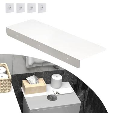 Imagem de Placa de extensão de lacuna de metal para geladeira de cozinha, divisória lateral de geladeira, capas de lacuna entre bancada e paredes, sem broca (branco, 39,9 x 15 cm)