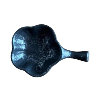 Imagem de prato de lanche Prato de cerâmica para uso doméstico, ideal para molho soja, vinagre e temperos para fondue tigela de sopa