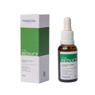 Imagem de Sérum Acne Reduce Secativo 30ml Kuanta Vita Tratamento Eficaz Para Acne