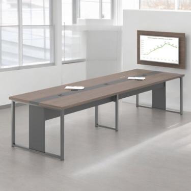 Imagem de Mesa De Reunião Com Painel De 40 Houston Freijó Preto