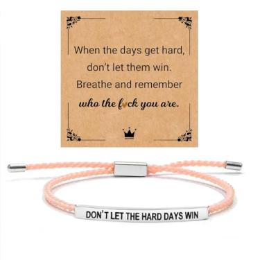 Imagem de ZCVFA Pulseira Inspire - God Is In Control, Aço Inoxidável Ajustável Fé Cristã Feito à Mão Pulseira Trançada com Motivação de Autoestima Joias para Mulheres e Homens, Adjustable, Aço inoxidável, Sem