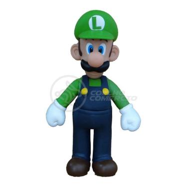 Imagem de Boneco Luigi Grande Super Size 23Cm - Super Mario