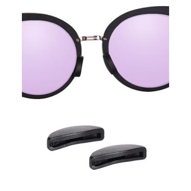 Imagem de Handwith 1 par de protetores de nariz para óculos de sol de silicone macio para Oakley Sielo OO9288/Sielo SQ OO9480-57mm/Frogskins Range OO9284, kit de substituição para óculos de ajuste confortável