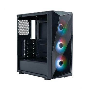 Imagem de Gabinete Cooler Master Cmp 520 Lateral De Vidro - 3 Fans Led Argb- Preto - Cp520-kgnn-s00