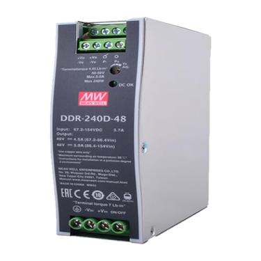 Imagem de Mean Well 240W Fonte De AlimentaçãO Para Computador De Bancada Tipo Din Rail Dc-Dc Sfx Psu Pc Fonte De AlimentaçãO Totalmente Modular 48V 5A (DDR-240D-48 48V/5A/240W/DIN Rail Power)