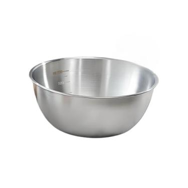Imagem de Bowl Inox Tigela Profissional Fundo Grosso Bacia Saladeira Tigela 16, 19, 22, 25 cm (16 cm)