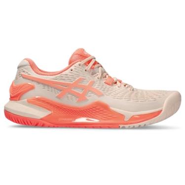Imagem de ASICS Tênis feminino Gel-Resolution 9, Rosa pérola/coral solar, 39