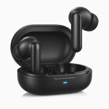 Imagem de Fone de Ouvido Bluetooth Sem Fio com Cancelamento de Ruído Ativo, TWS Bluetooth 5.4, Microfone Embutido, Ergonômico para Academia, Trabalho e Ligações, Compatível com iPhone, Android e Windows