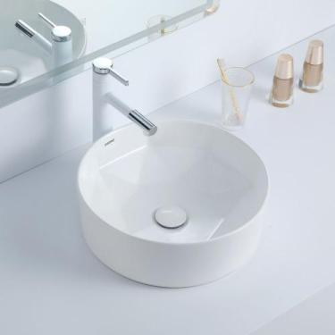 Imagem de Cuba Deend De Cerâmica PuraBianco Para Banheiro 40x40x14