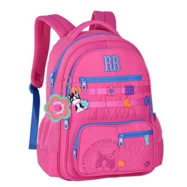 Imagem de Mochila Rebecca bonbon RB Costa Menina Juvenil Feminina Cor:Rosa, Rosa